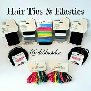 Hair Accessories Ties, Ponytail holders & Elastics 9 Sets 171 total